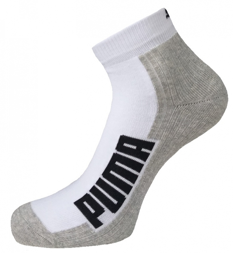 2 Paar Puma Frotteesohle Jump Quarter - Weiss